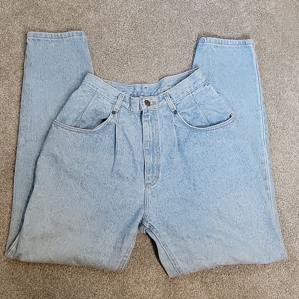 Vintage L.L bean high waisted pleated mom jean